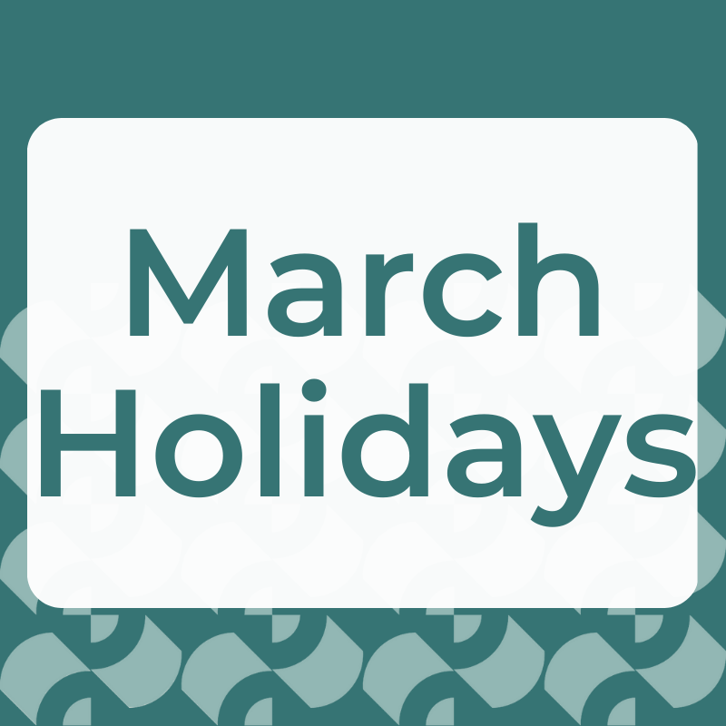 March holidays
